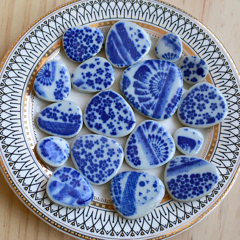 100g Oval Ceramic Mosaic Tiles - đánh giá và giá Ceramic Tile Blank