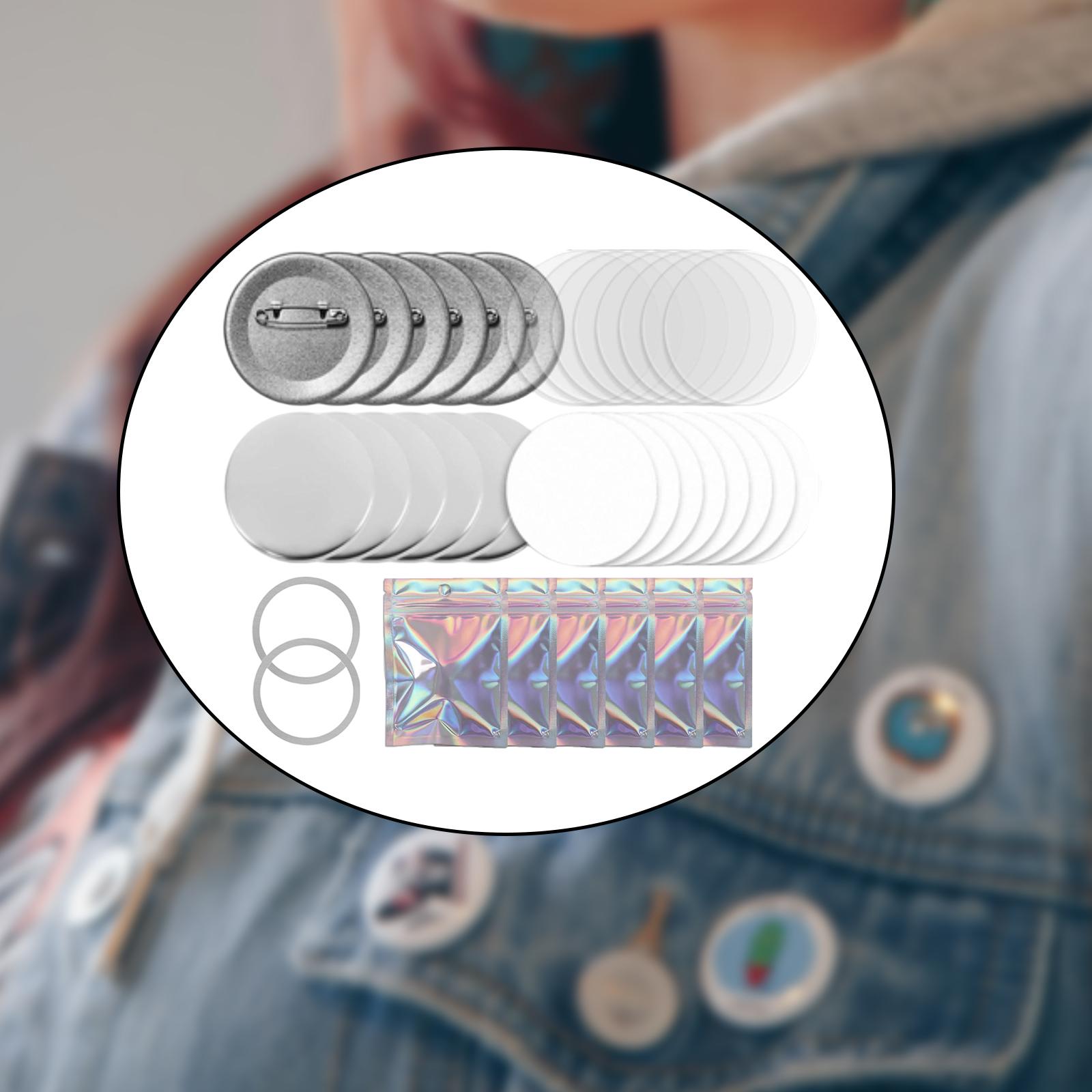 Button Badge Kit Metal Blank B - đánh giá và giá Button Badge Blank
