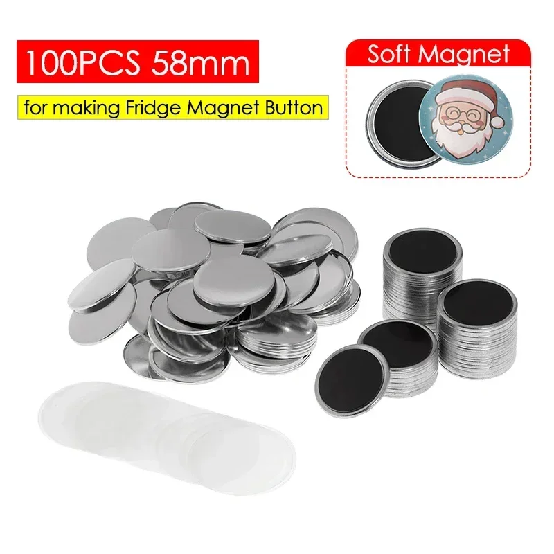 Blank Soft Magnetic Fridge Mag - đánh giá và giá Button Badge Blank
