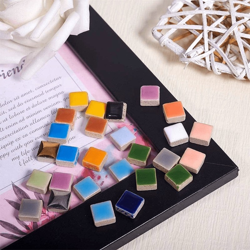 100g Square Ceramic Mosaic Til - đánh giá và giá Ceramic Tile Blank