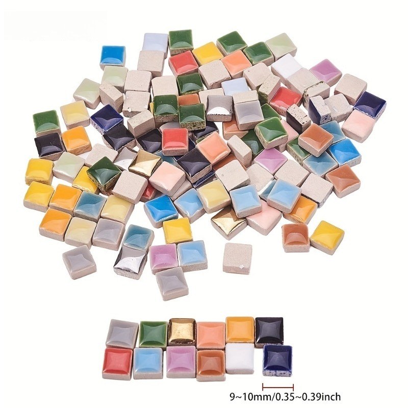 100g Square Ceramic Mosaic Til - đánh giá và giá Ceramic Tile Blank