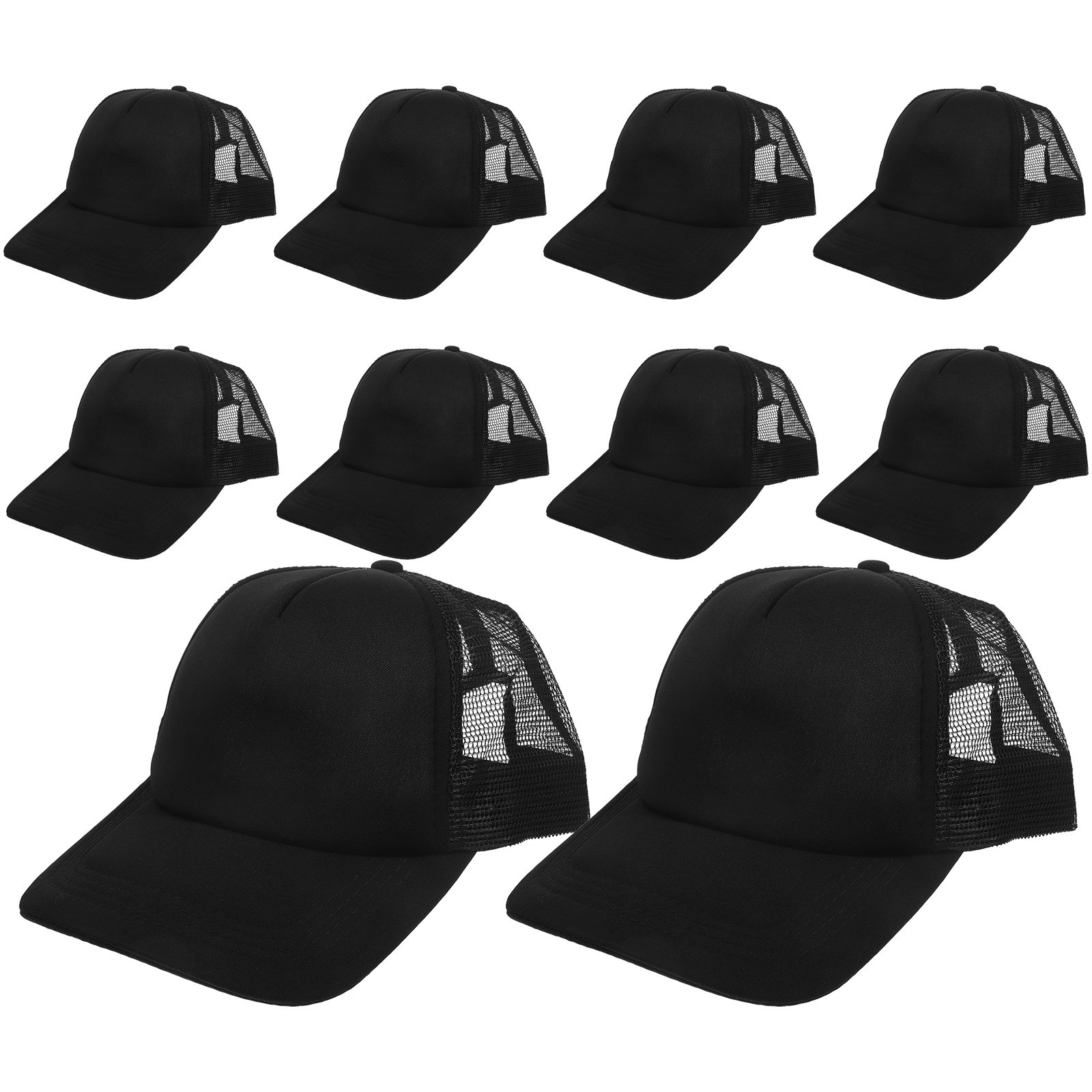 10Pcs Blank Mesh Baseball Hats - đánh giá và giá Hat Sublimation Blank