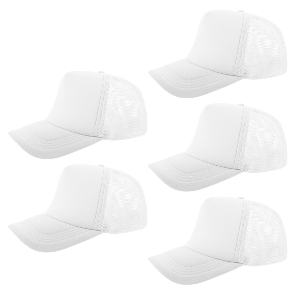 5Pcs Blank Mesh Baseball Cap D - đánh giá và giá Hat Sublimation Blank