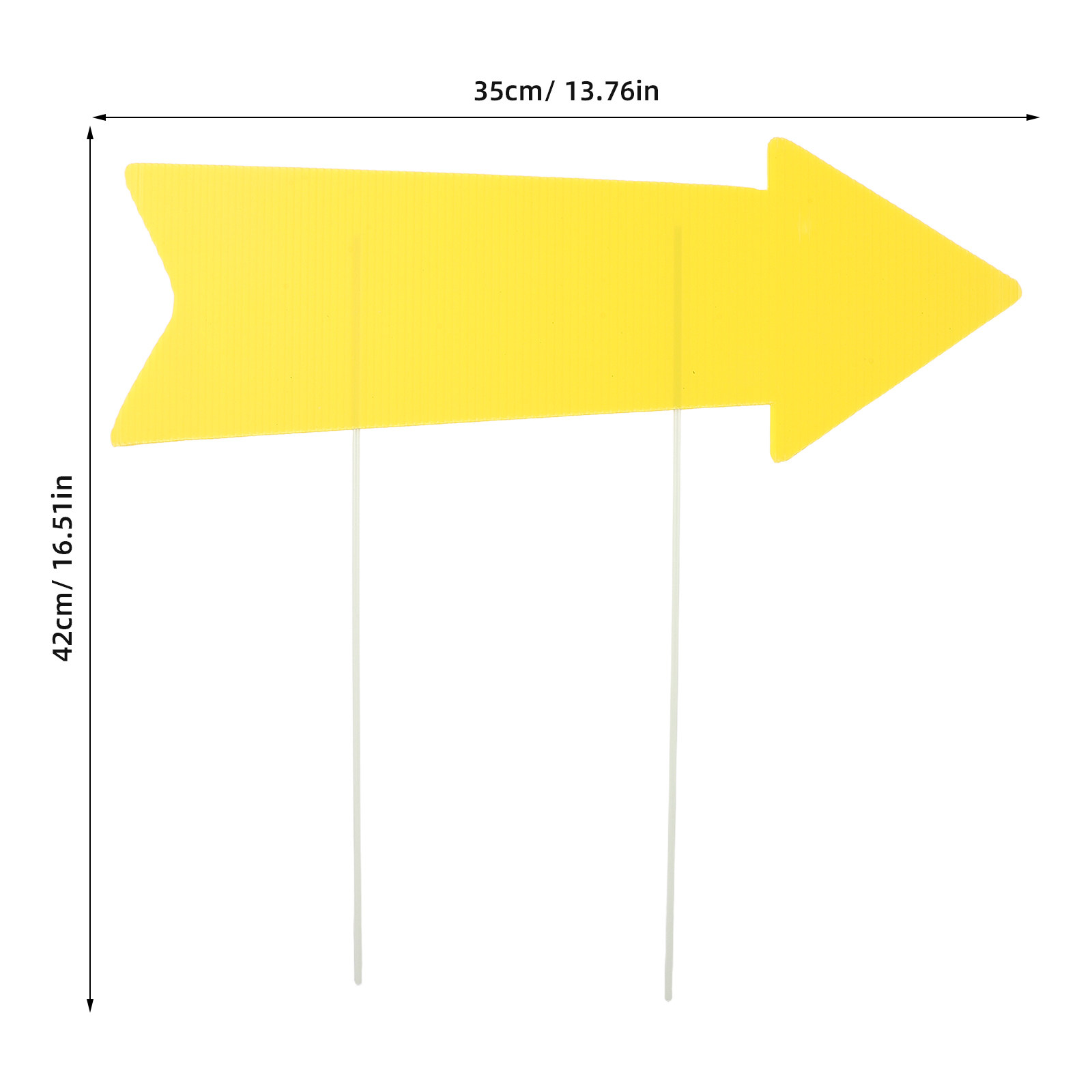 10Pcs Blank Yellow Arrow Signs - đánh giá và giá Yard Sign Blank