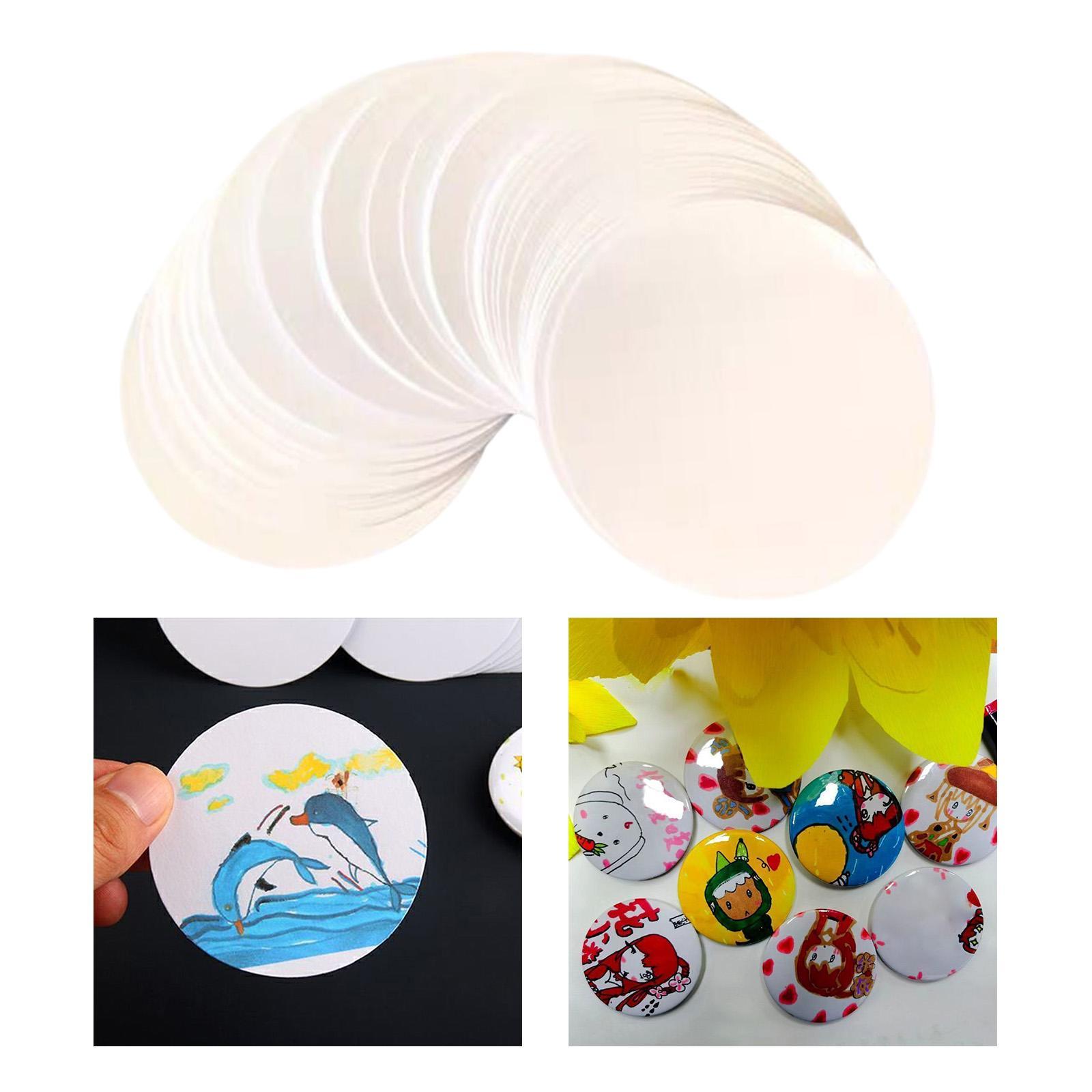 100Pcs Button Badges Blank Pap - đánh giá và giá Button Badge Blank