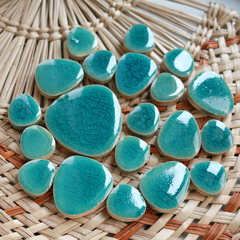 100g DIY Ceramic Mosaic Tiles  - đánh giá và giá Ceramic Tile Blank