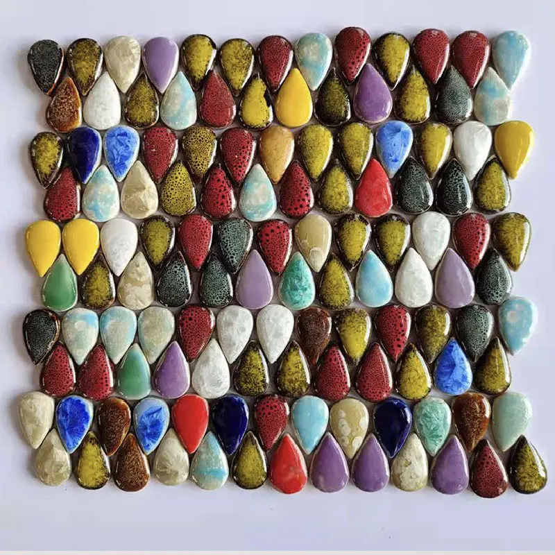 100g Oval Ceramic Mosaic Tiles - đánh giá và giá Ceramic Tile Blank